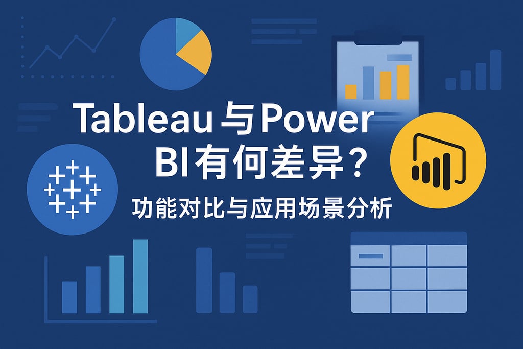 Tableau与Power BI有何差异？功能对比与应用场景分析
